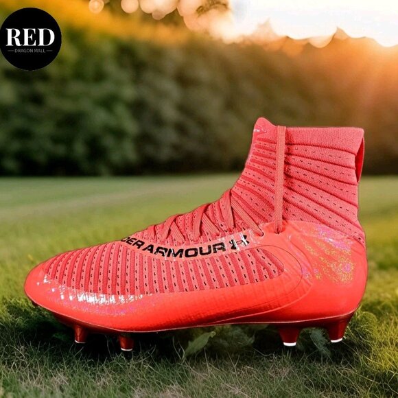 Under Armour Highlight 2 MC Knit Red Football Cleat 3027304-600 - Men\'s Sz 10.5 main image 6